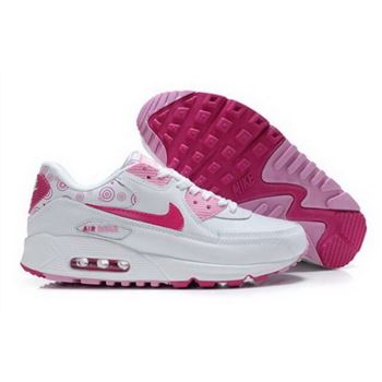 Nike Air Max 90 Womens Shoes White Pink Denmark